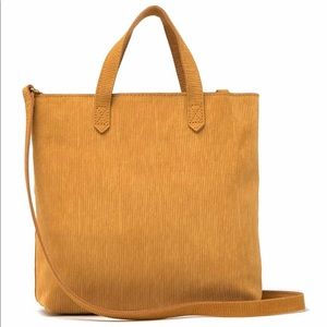Madewell Leather Ziptop Transport Crossbody Bag